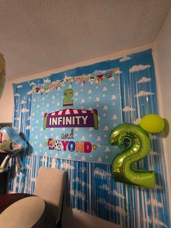 2 infinity and beyond sign (Toy Story)