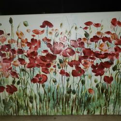 SEA OF POPPIES PAINTING