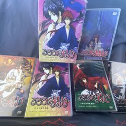 🔥 Rurouni Kenshin (Samurai X) Complete DVD Collection! 🔥
