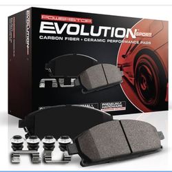 Front Brake Pads for Toyota 4Runner 1996-02 | Toyota Tacoma 1995-04 - Z23 Carbon-Fiber Ceramic Brake Pads with Installation Hardware, Z23-436