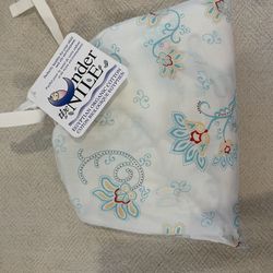 NWT Under The Nile Organic Cotton  Crib Sheet 