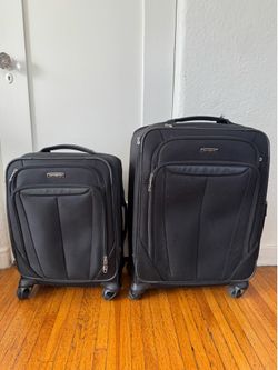 Samsonite Silhouette Sphere Expandable Luggage Set - 21 Inch Carry On and 25 Inch Large