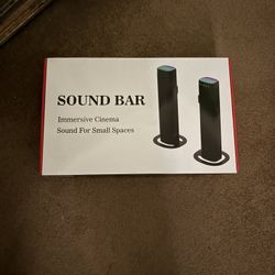 Sound Bar/ Bluetooth Capability Brand New