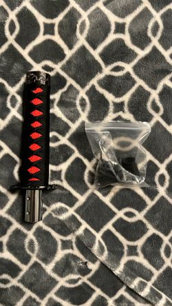 samurai sword manual shift knob