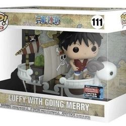 Luffy W Going Merry Funko