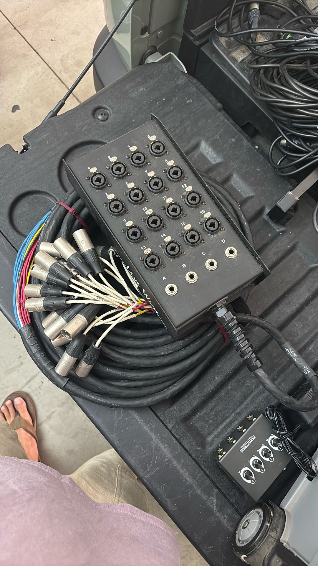 Audio Snake 16 Channel 50ft
