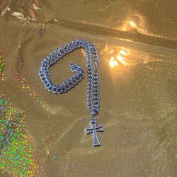 Silver Cross Necklace