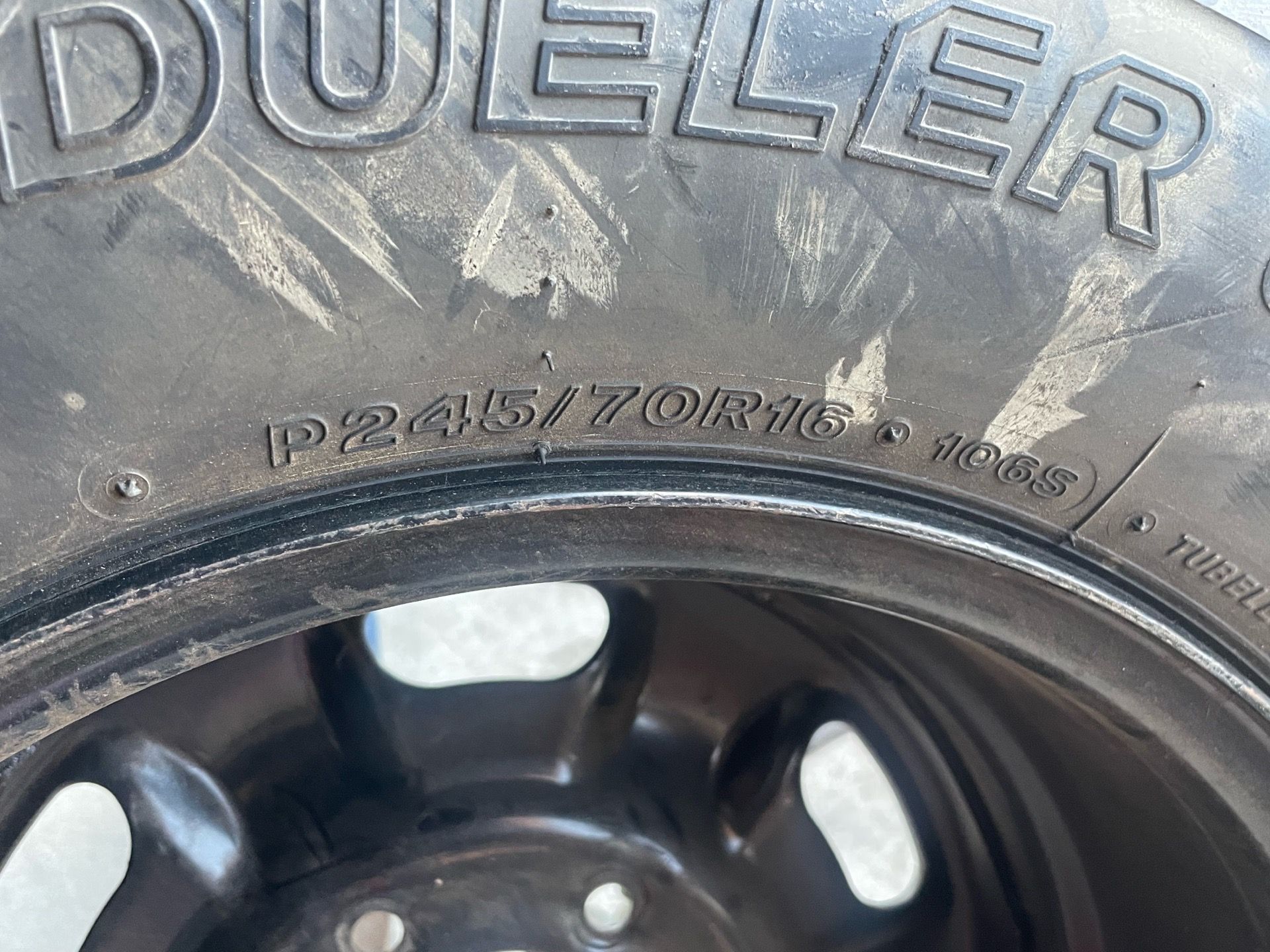 Spare tire Bridgestone