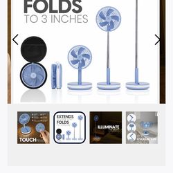 New VENTY Powerful Portable fan -lasts 48 hours extends 3 feet