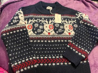 Universal Thread Women's S Navy Fair Isle Holiday