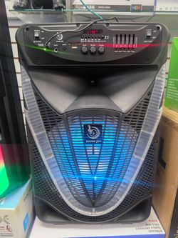 Wave sound hit party speaker for karaoke with 2 mic and remote control Cash offer