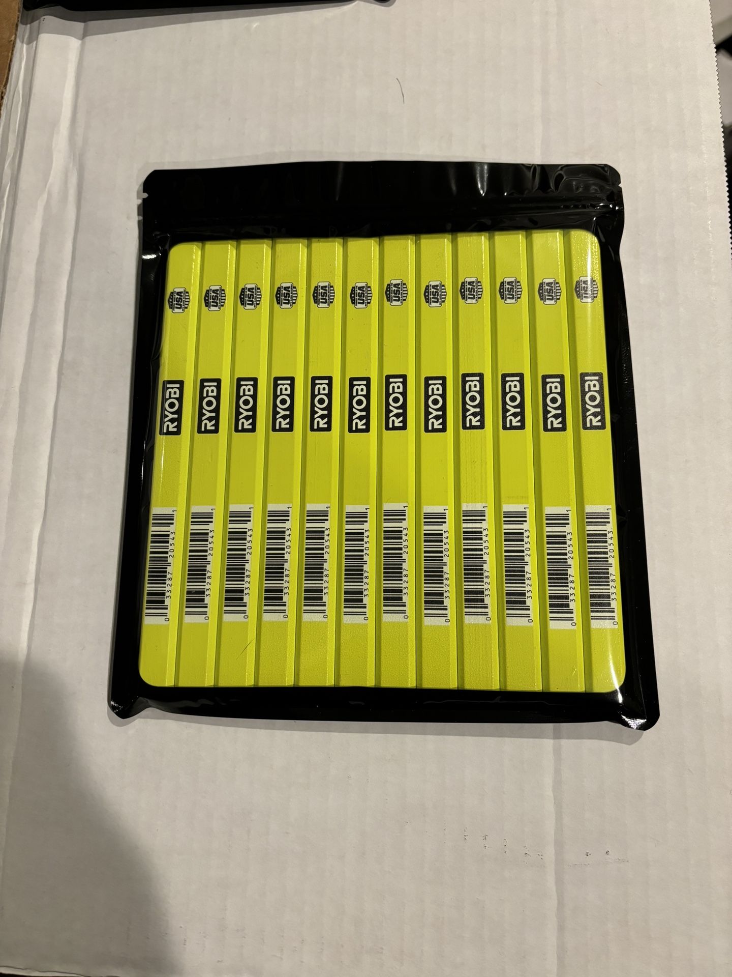 🆕 GENUINE RYOBI WORKSHOP/CARPENTER’S PENCILS, MADE IN THE U.S.A (12 PACK)