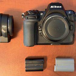 Nikon Z8 Camera With FTZ Adapter + Extra Battery