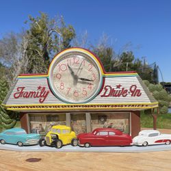 Coca-Cola 1950’s Family Drive-In Clock 