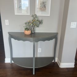 Half moon style table