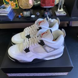 Jordan 4 white cement
