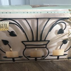 Wall Candle Holder: Garden Or Home Decor