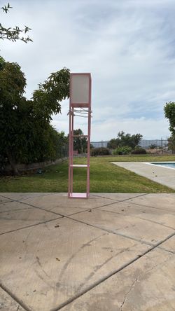 Pink 3 Shelf Lamp