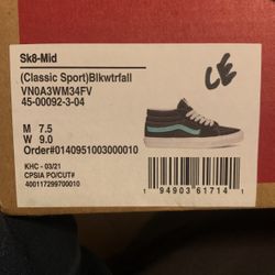 VANS sk8 mid shoes classic sport