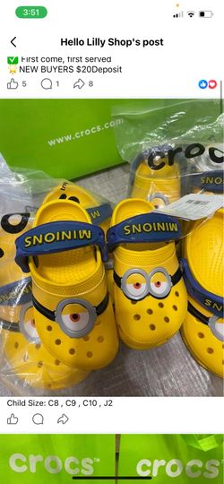 Minions crocs