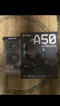 A50 wireless headset, with mod kit