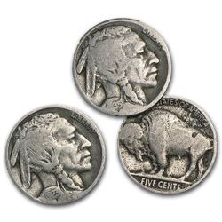 1000 Partial date Buffalo Nickels 