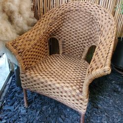 Vintage Wicker Chair 