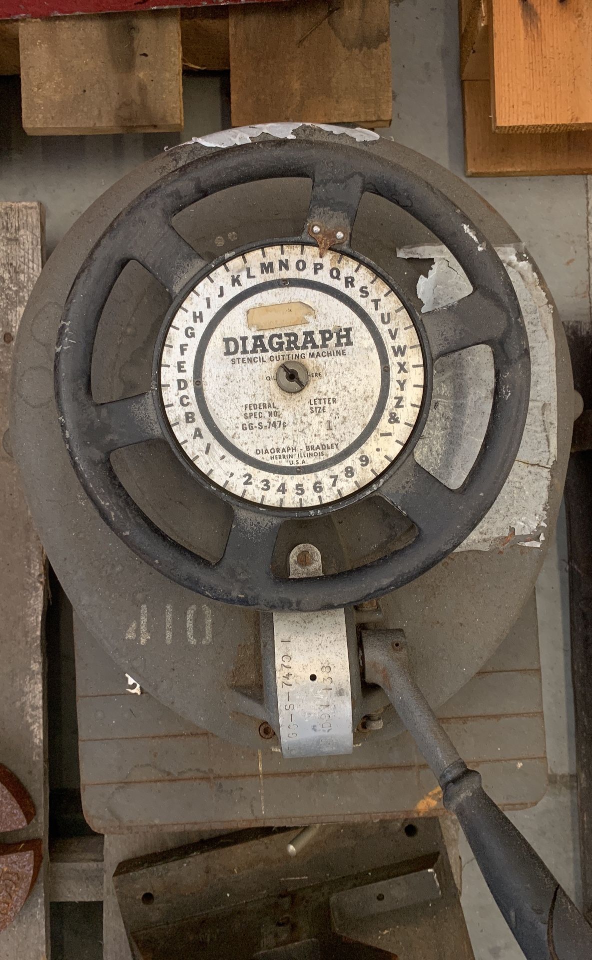 Diagraph 1” Stencil Cutting Machine