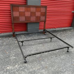 Queen Metal Frame And Headboard