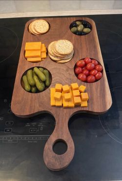 Solid Walnut Chcuterie Board