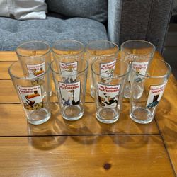 8 Guinness Glass Tumblers