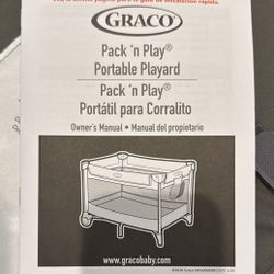 Graco Pack ‘N Play Portable Playard- Like New