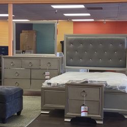 Sterling Silver Bed Room Set