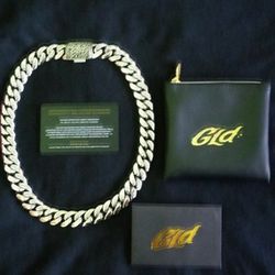 Shop Gld 22 Inch White Gold Plated Cuban Chain