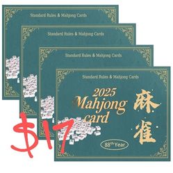 Brand New 2025 mahjong Cards