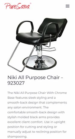 Pure Sana Niki-AP Salon Styling Chair