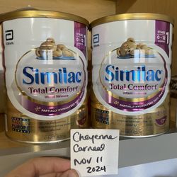 2cans Similac Total Comfort
