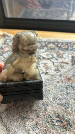 Vintage Chinese Soapstone Foo Dog
