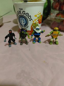TMNT Mini Action Figures Set of 4