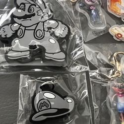 Mario Godzilla Keychains Phone Accessories 