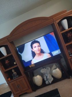 Beautiful 6ft fit Your own Size Tv Brownish Stand