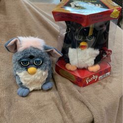 Set Of 2 Vintage Ferby Dolls