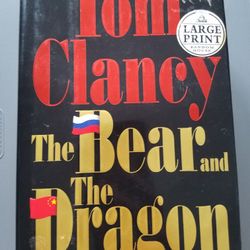 Large Print Tom Clancy Book