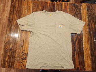 Carhartt Original Fit Heavyweight Tan Pocket Men's L