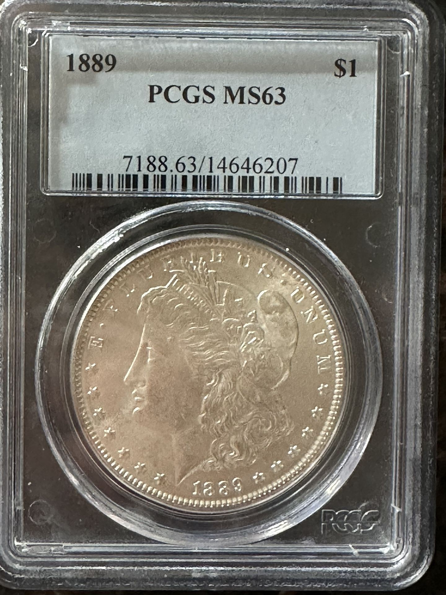 1889 Morgan Silver Dollar MS63