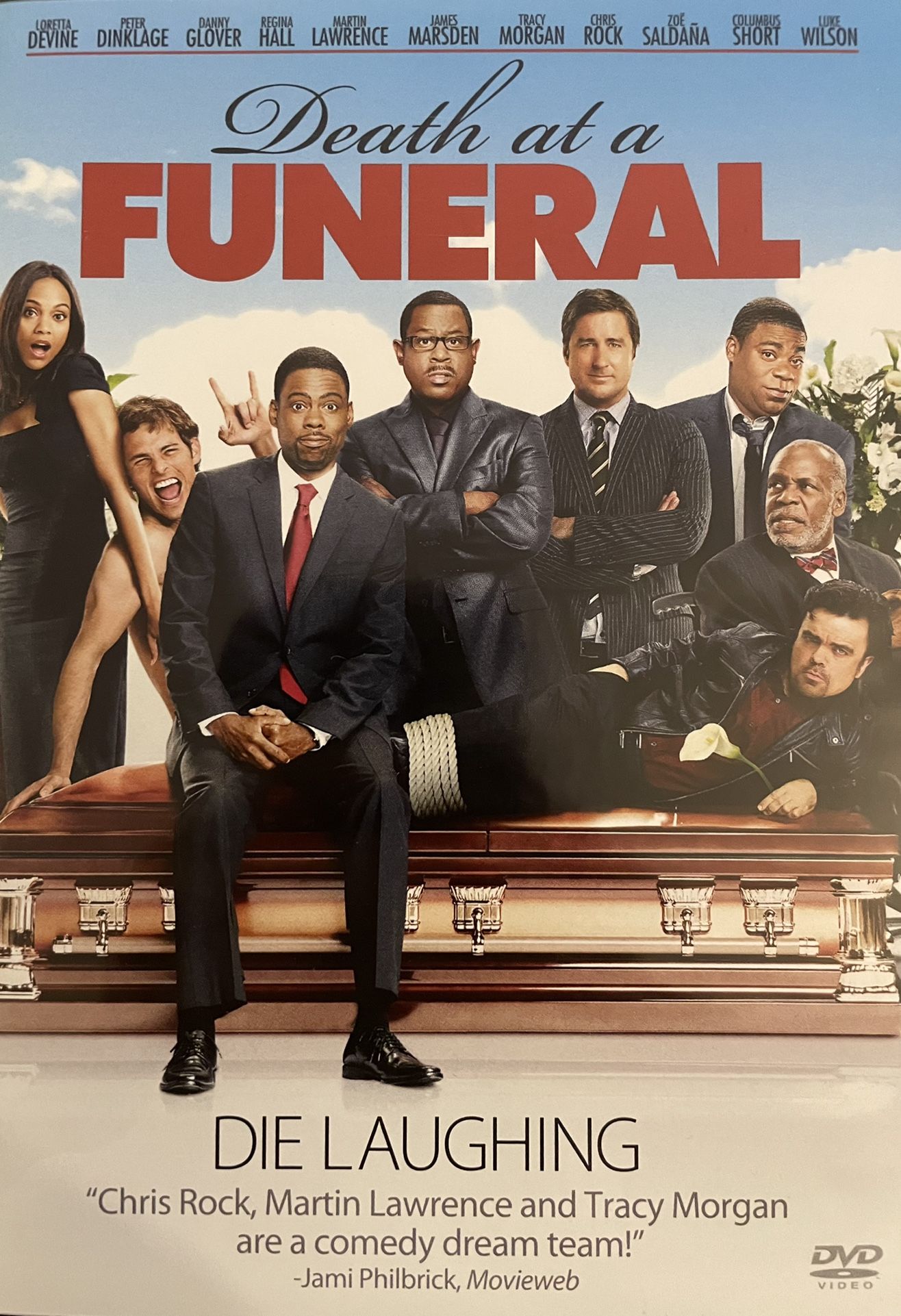 DEATH At A FUNERAL (DVD-2007) Danny Glover + Martin Lawrence + Regina Hall!