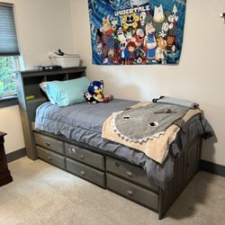 Twin Bed With Storage