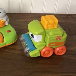 Fisher Price Steam Roller Baby Rattle Toy