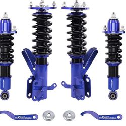 maXpeedingrods Coilovers for Honda Civic DX/EX/GX/HX/LX/Si 2001-2005, Height Adjustable Coilovers Suspension Kit, Preset Damping Shock Absorber Struts
