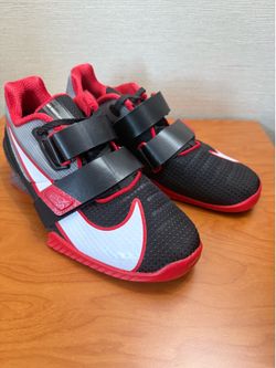 NEW Nike Romaleos 4 Weightlifting Shoes Black Red White CD3463-003 Men’s 7.5